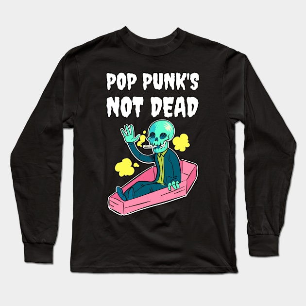 POP PUNKS NOT DEAD Long Sleeve T-Shirt by TeeNZ